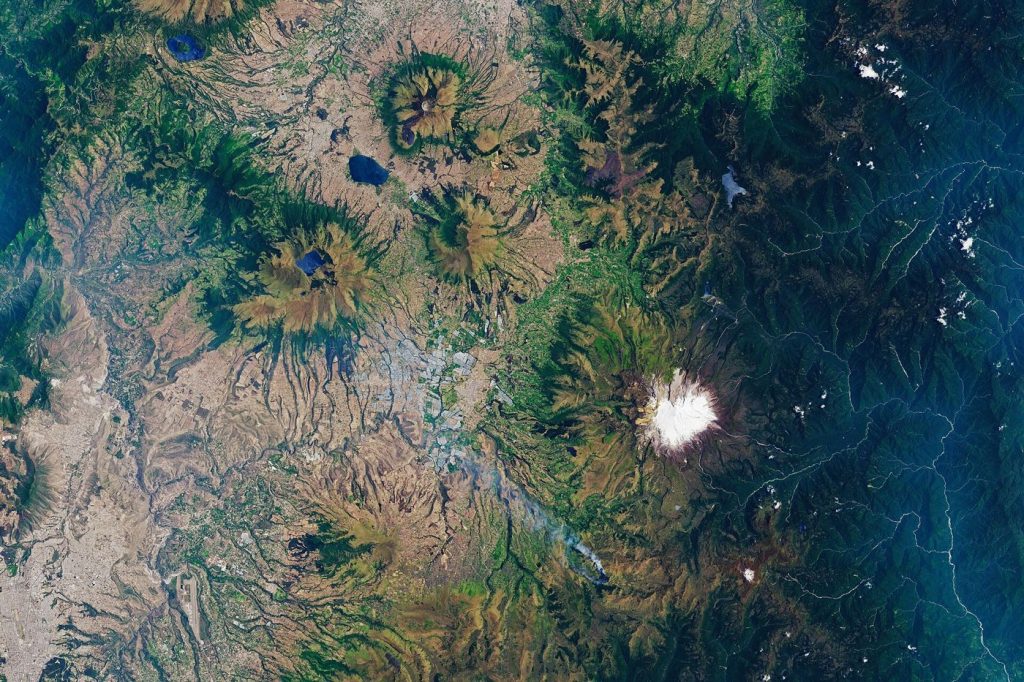 Golden quinoa fields in the high Andes of Peru